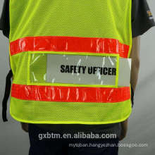 Multi Function Non ANSI High Visibility Workwear 100% Polyester Mesh Hi Vis Reflective Safety Vest With Back Pocket